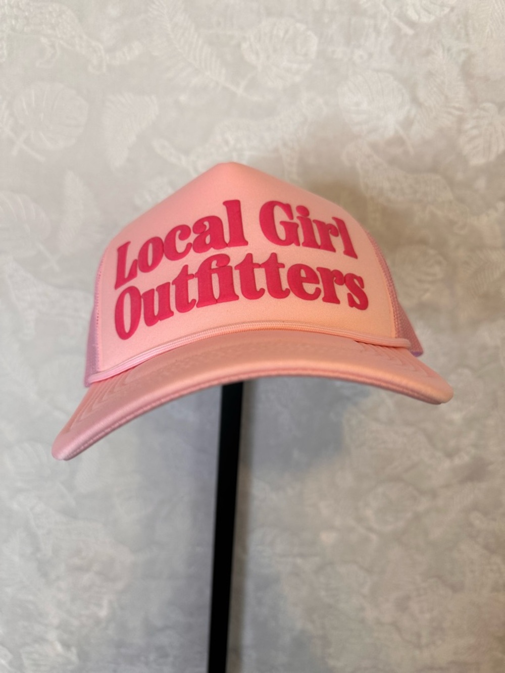 Local Girl Outfitters Pink Trucker Cap